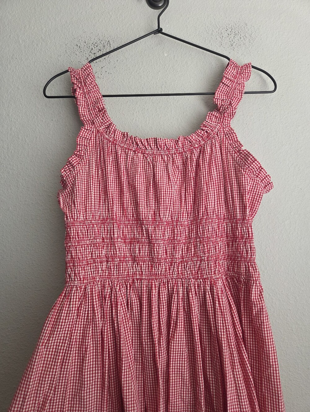 Doen Emmaretta Dress in Cerise Paris Gingham size L - Picture 8 of 11
